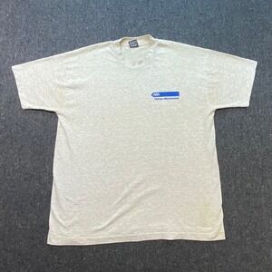 Fruit of the Loom Vintage 90s Mens XL Gray Windsor Heights Graphic T-Shirt USA